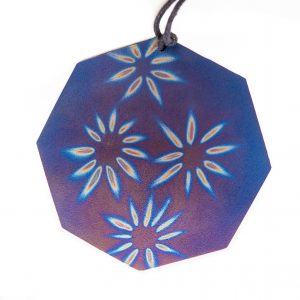Chakra Balancer - blue with flowers