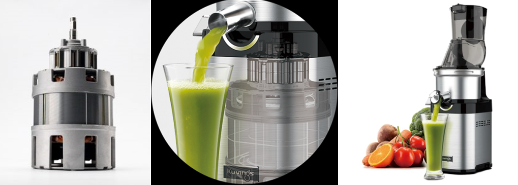 Kuvings Master Chef CS700 Commercial Cold Press Masticating Juicer patented technology