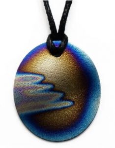 Tesla's Child Pendant - Angel Wings Pattern